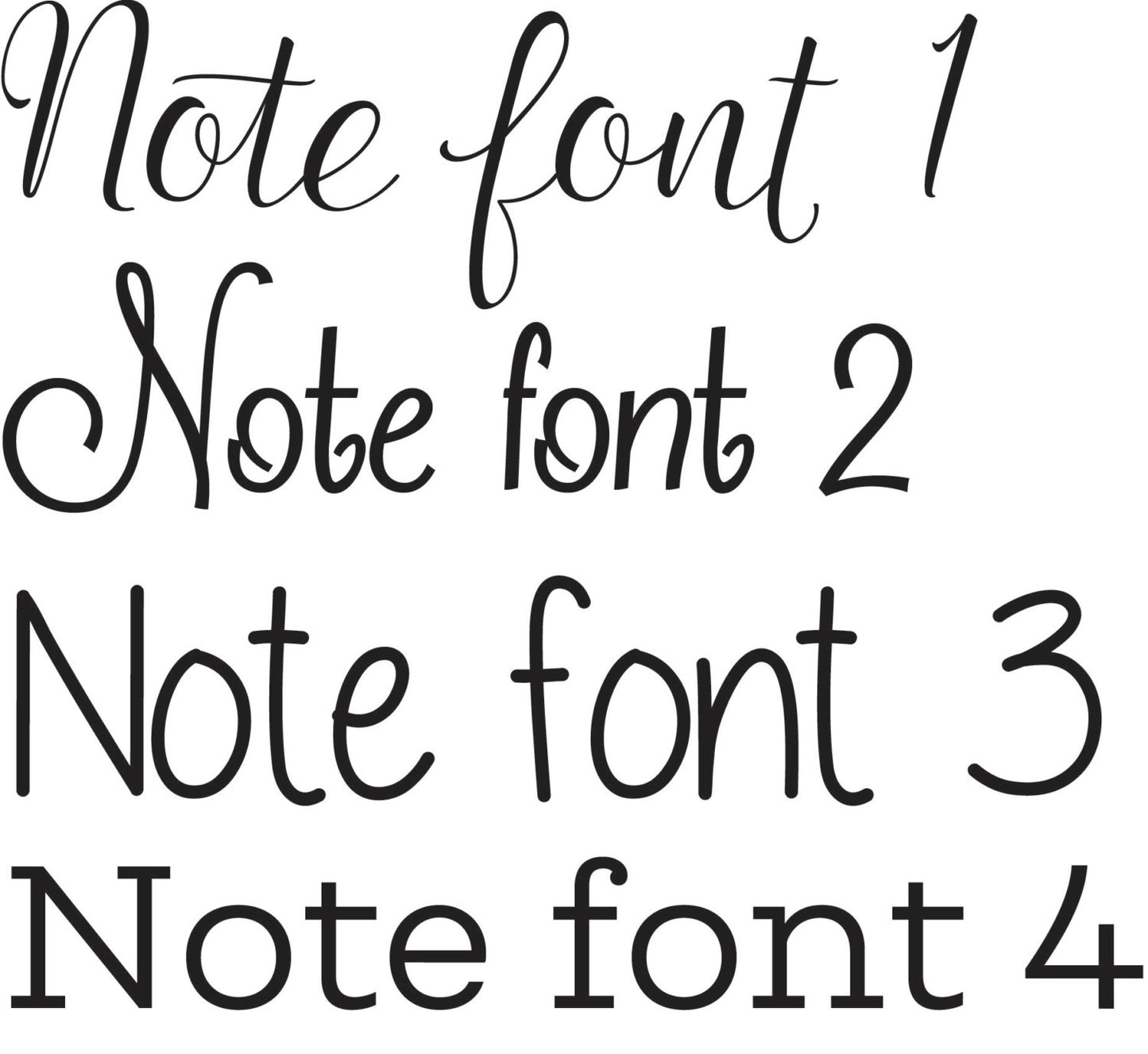 ADD A NOTE - Add a personalized printed note on the back of any purchased pillow