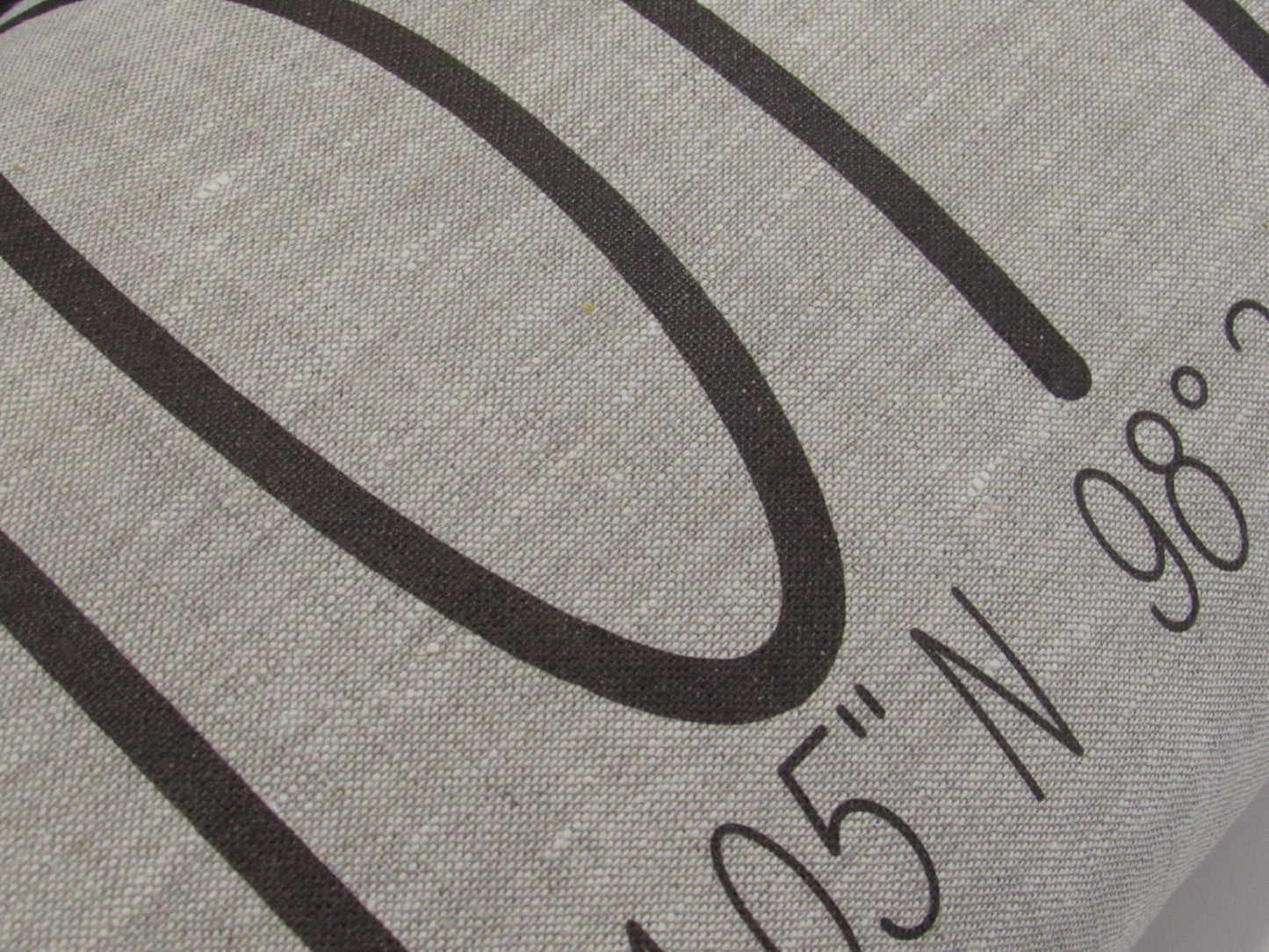 Zip Code pillow, map pillow, location pillow, coordinates pillow, location pillow, custom pillow, Lumbar pillow, cotton pillow, linen pillow