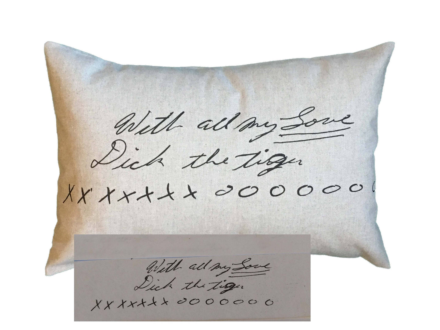 HANDWRITING memory custom handwriting PILLOW