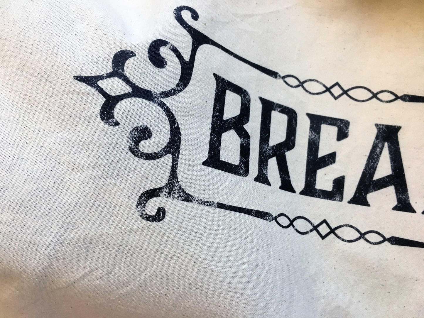Personalized Farmhouse Bread Bag, Cloth bread bag, Bakery Bag, Bakery Gift Bag, kitchen decor bread keeper for Bread Storage