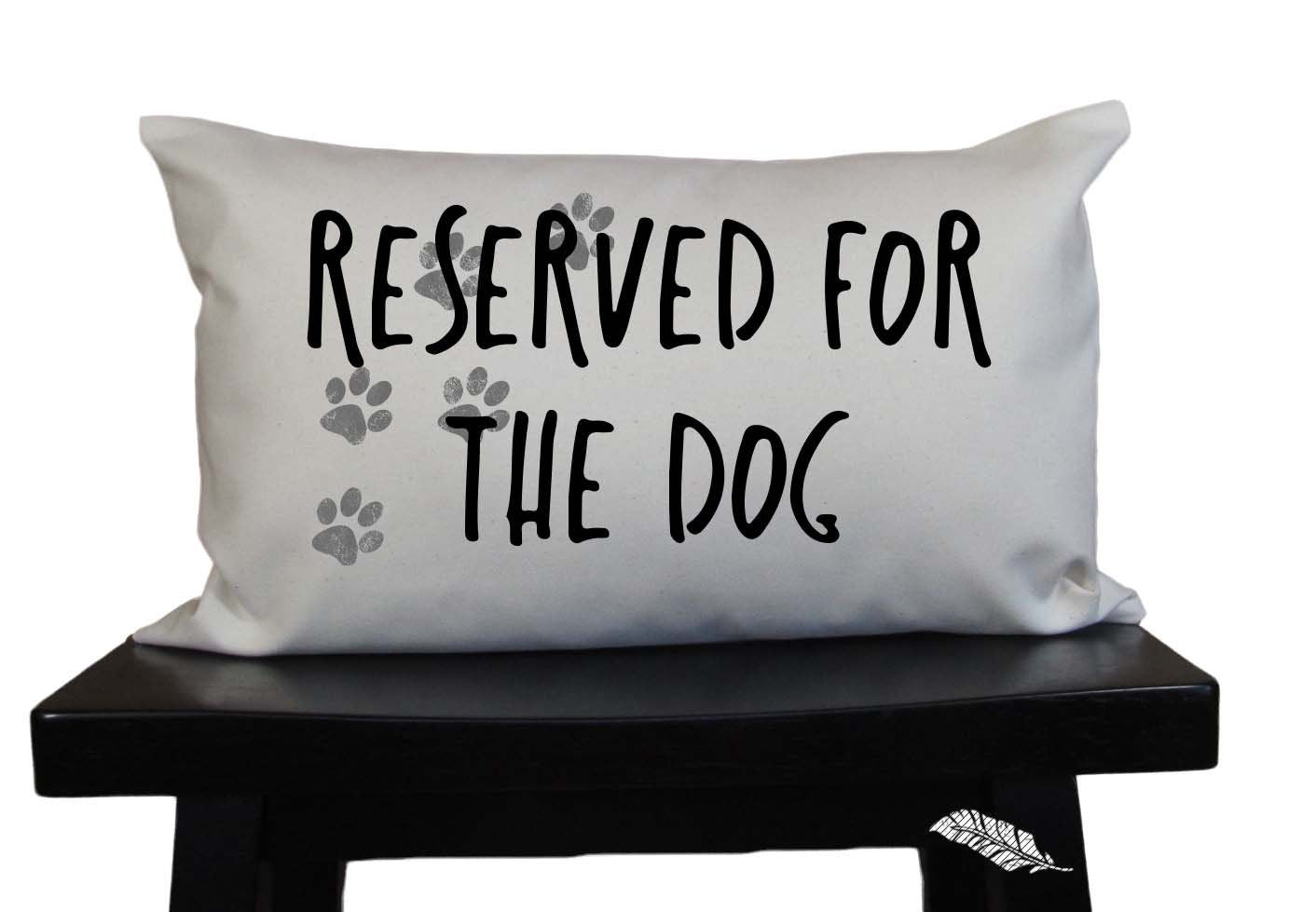 Personalized Pet Pillow cat dog pet name paw prints kitty puppy pet gift pet lover