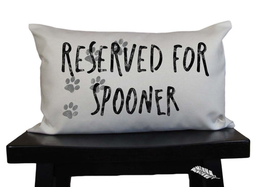 Personalized Pet Pillow cat dog pet name paw prints kitty puppy pet gift pet lover