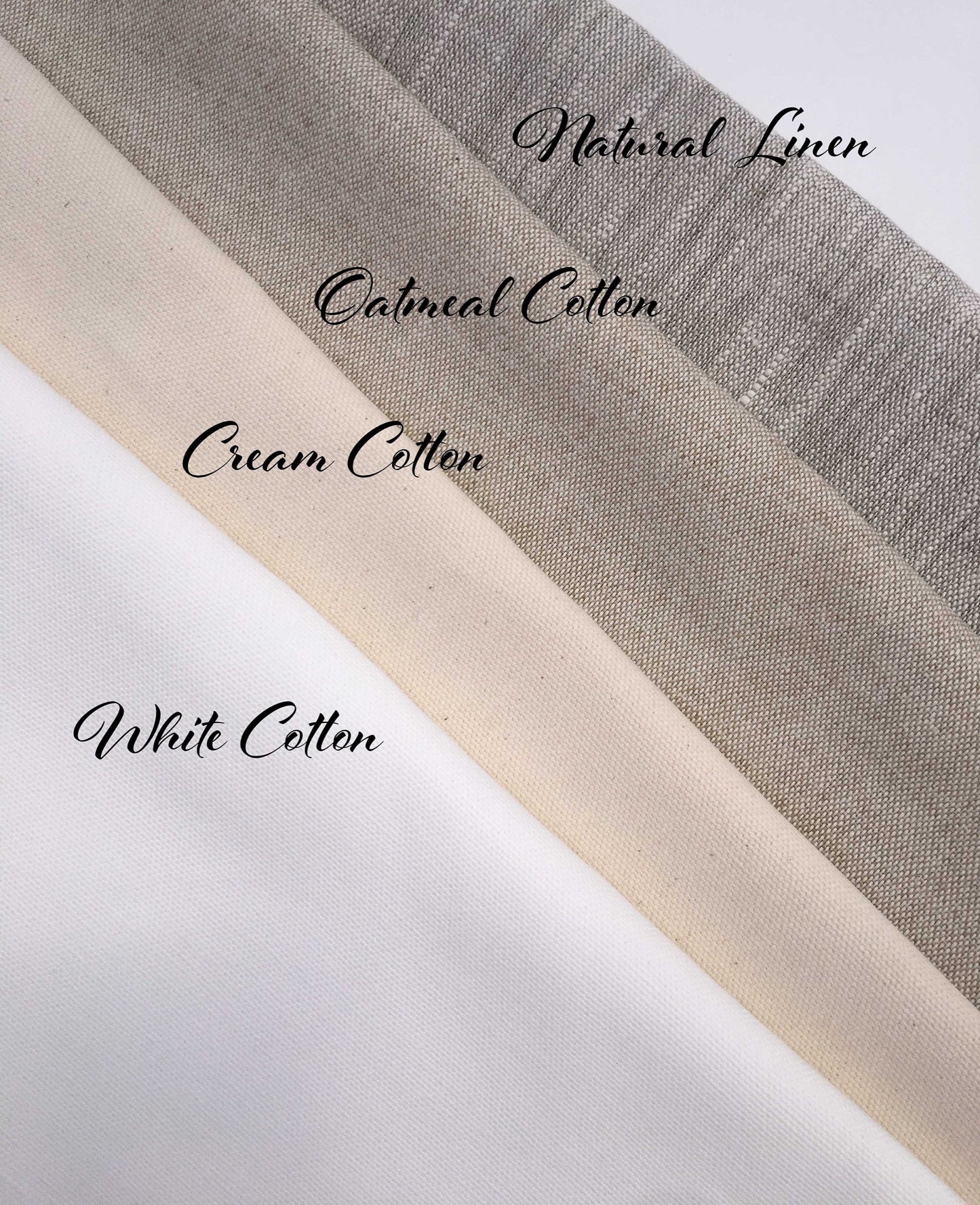A wonderful 2nd Anniversary gift with names in a heart shape in linen or cotton
