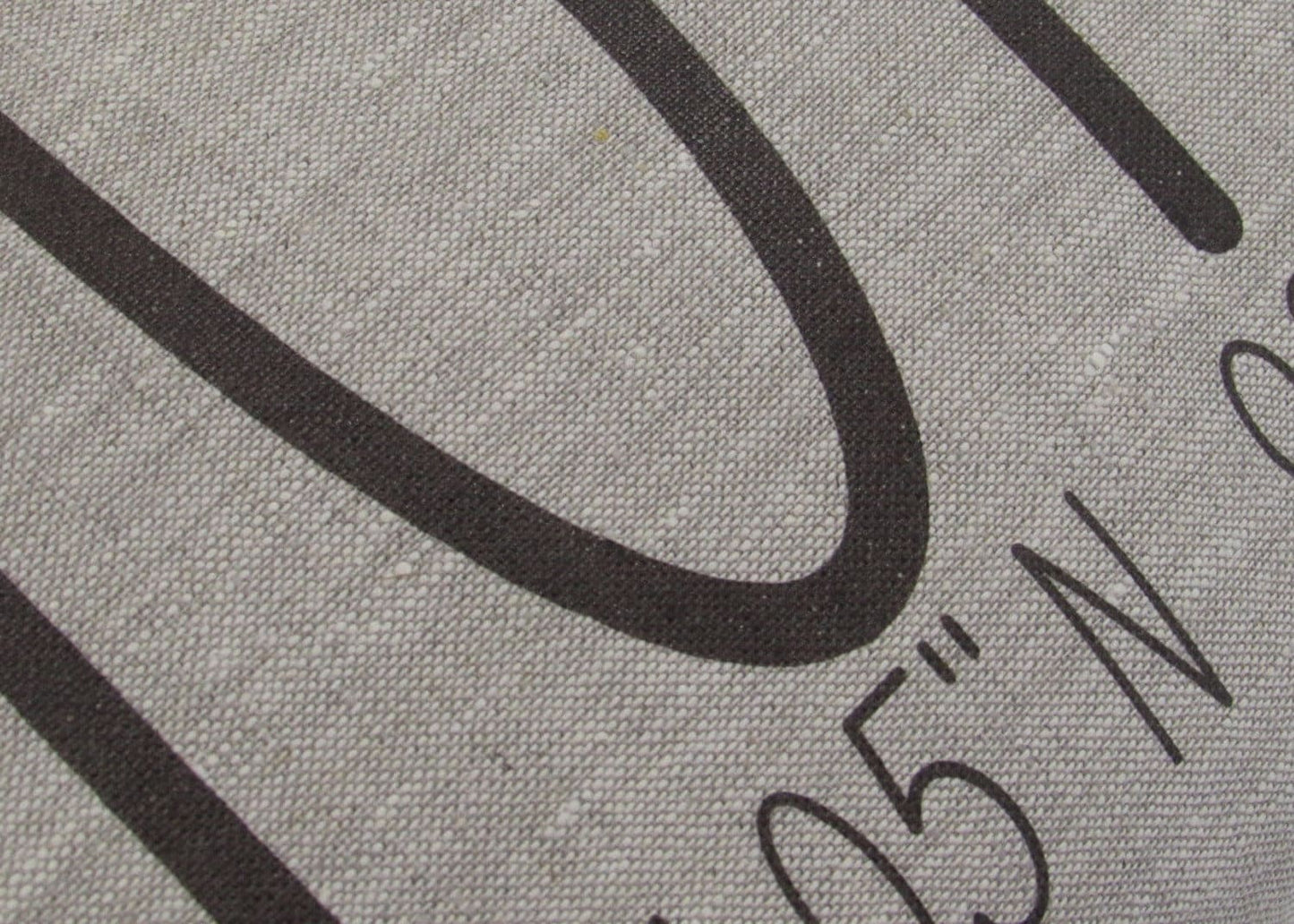 A wonderful 2nd Anniversary gift with names in a heart shape in linen or cotton