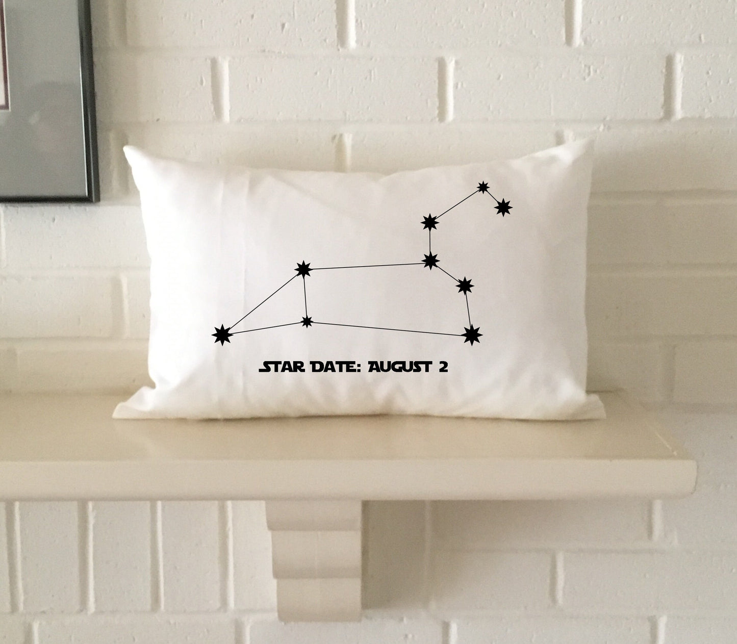 Personalized Leo constellation zodiac gift accent pillow with birthday "star date" for boyfriend, girlfriend, son, daughter, or yourself!