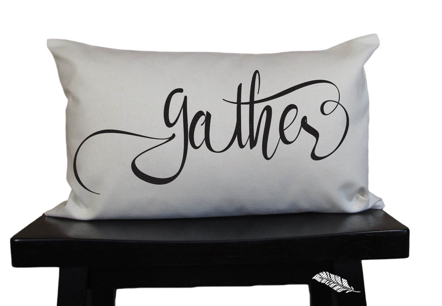 Gather fall holiday pillow, holiday decor, part of Welcome, Gather, Celebrate collection